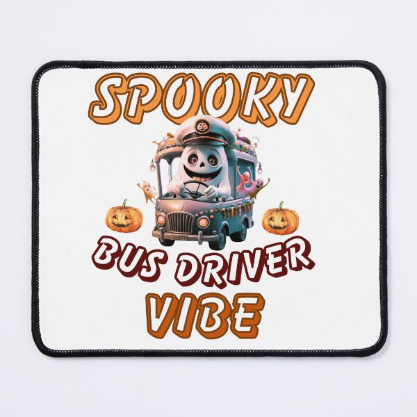 Item preview, Spooky Bus Drive Vibe Pumpkin designed and sold by Printtplus.