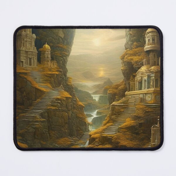 Item preview, The River and the Ruins - Fantasy Art concept designed and sold by Delerat7.