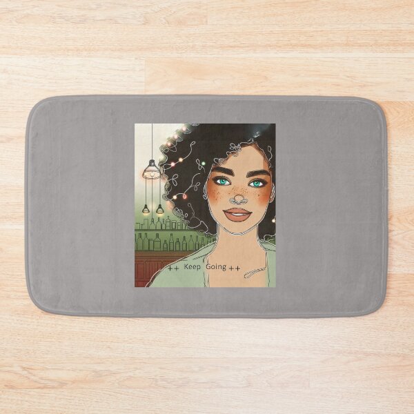 Item preview, Woman Dark Hair Keep going designed and sold by Nanthanon.