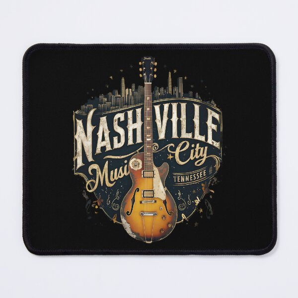 Item preview, Nashville Music city - Nashville cityscape - Nashville silhouette - Nashville souvenir - Nashville travel designed and sold by JansenGS.