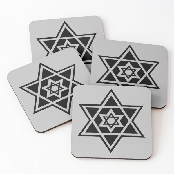Item preview, Hexagram or Star of David – Union of Opposites designed and sold by retro-ether.