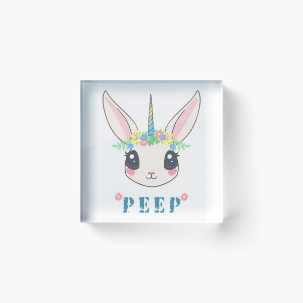 Item preview, Cute Peep Unicorn designed and sold by JohnettaParry.