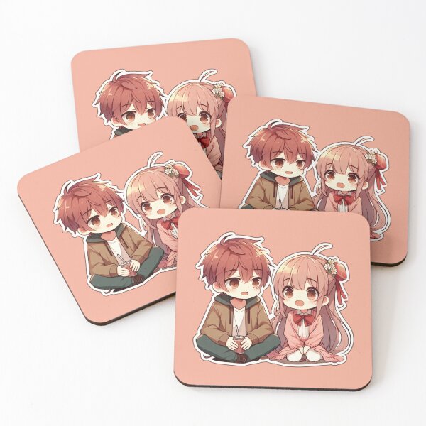 Item preview, Cute couple Anime Boy and Girl designed and sold by KTGim.