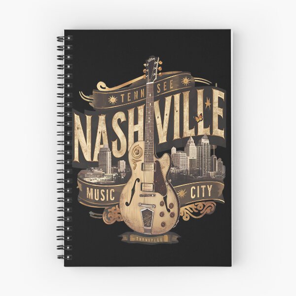 Artikelvorschau, Nashville Music City – Stadtbild von Nashville – Silhouette von Nashville – Souvenir von Nashville – Reisen nach Nashville entworfen und verkauft von JansenGS.
