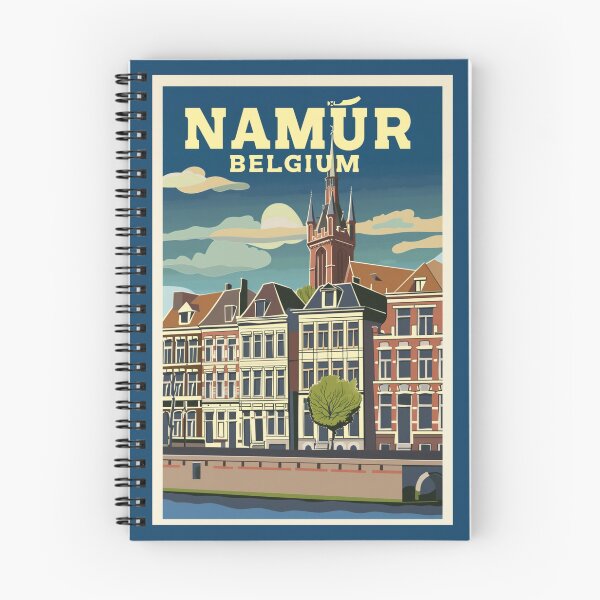 Item preview, A Vintage Travel Illustration of Namur - Belgium  designed and sold by GoodOldVintage.