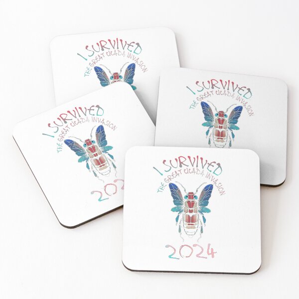 Item preview, I Survived The Great Cicada Invasion 2024 designed and sold by unclestich.