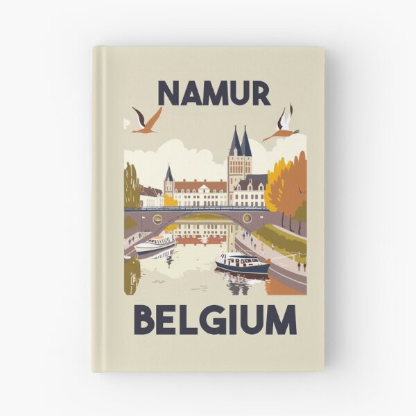 Item preview, A Vintage Travel Illustration of Namur - Belgium  designed and sold by GoodOldVintage.