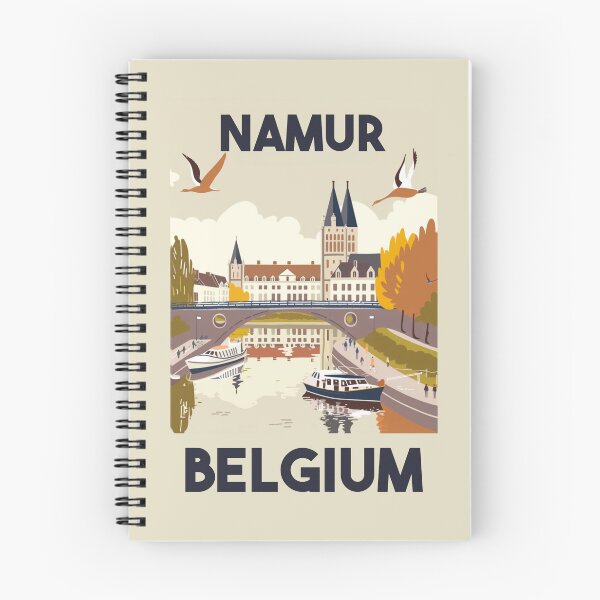 Item preview, A Vintage Travel Illustration of Namur - Belgium  designed and sold by GoodOldVintage.