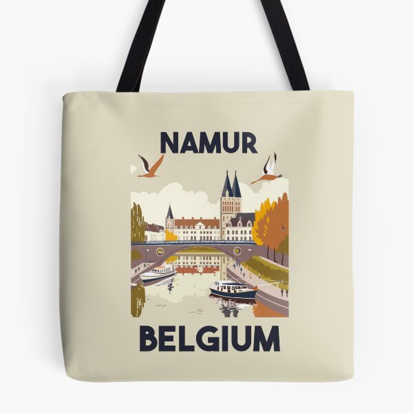 Item preview, A Vintage Travel Illustration of Namur - Belgium  designed and sold by GoodOldVintage.