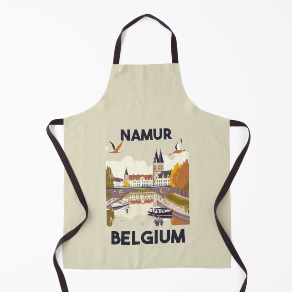 Item preview, A Vintage Travel Illustration of Namur - Belgium designed and sold by GoodOldVintage.