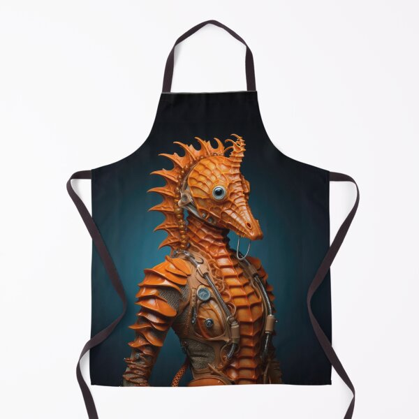 Item preview, Futuristic Seahorse in Intricate Armor designed and sold by Sillytoe.