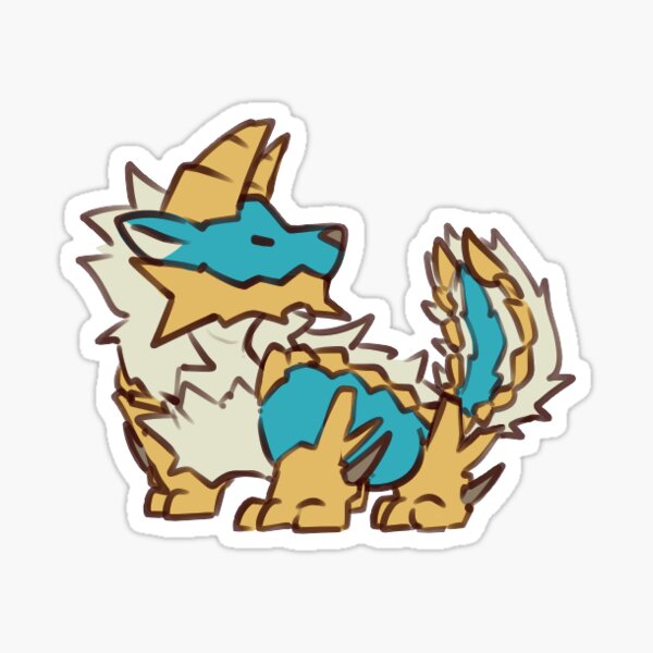 Item preview, Monster Hunter Zinogre Sticker designed and sold by mil17459623.