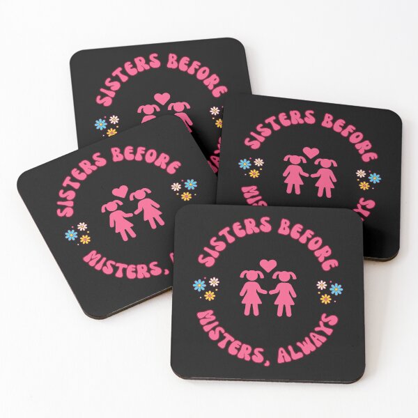 Item preview, Sisters Before Misters, Always, Kids, Women, Girls, Sisters Day T-Shirt designed and sold by AI-volution.