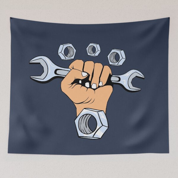 Item preview, Power Grip - Fist Holding Wrench With Bolts designed and sold by Starstacks.