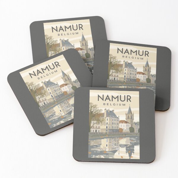 Item preview, A Vintage Travel Illustration of Namur - Belgium  designed and sold by GoodOldVintage.