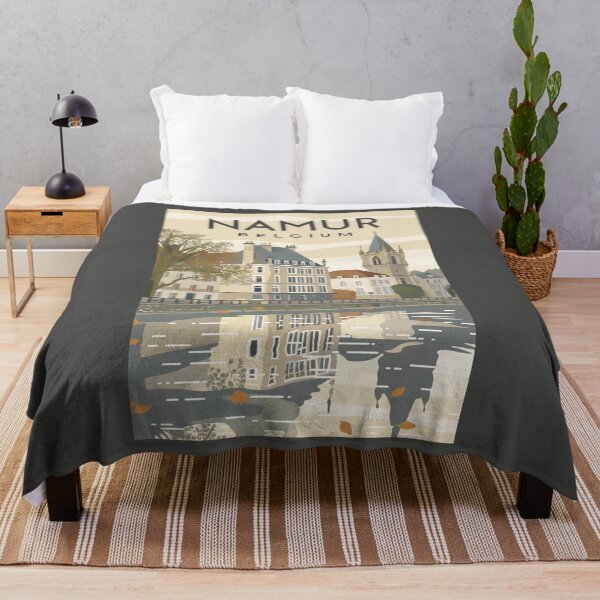 Item preview, A Vintage Travel Illustration of Namur - Belgium  designed and sold by GoodOldVintage.