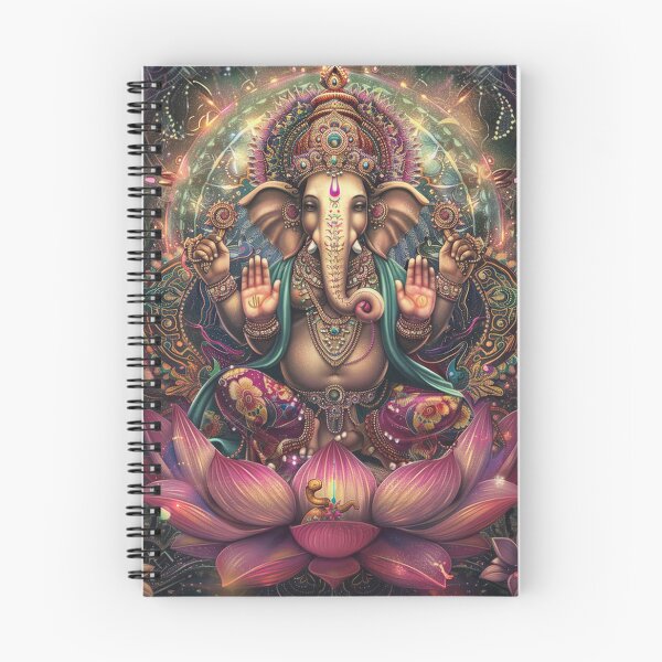 Item preview,  Ganesh sitting on a lotus flower designed and sold by Dream scape  of Lucy.