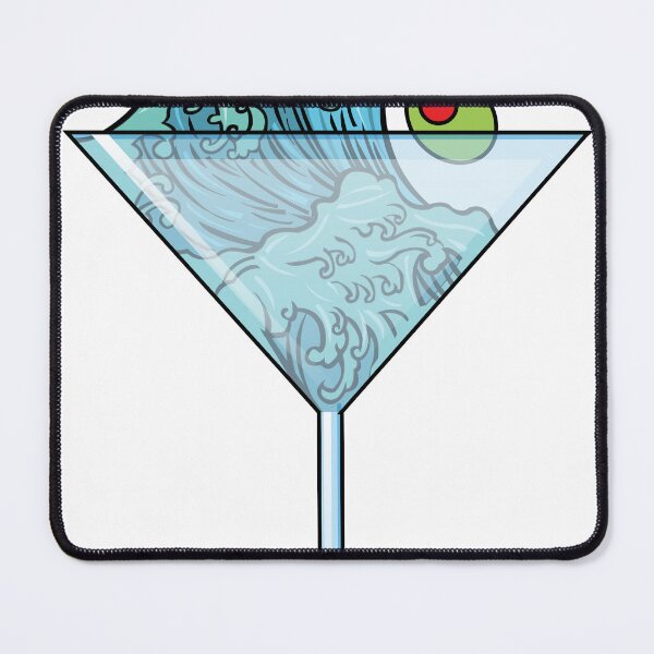 Item preview, The Great Wave Saketini with Olive designed and sold by Hugh Whyte.