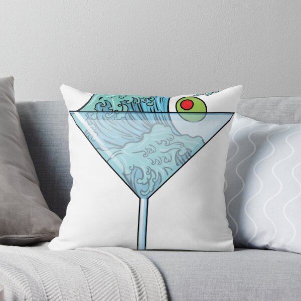 Item preview, The Great Wave Saketini with Olive designed and sold by Hugh Whyte.