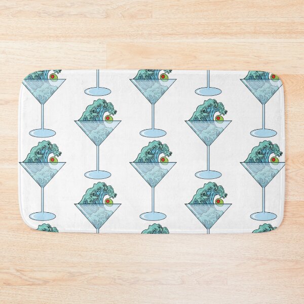 Item preview, The Great Wave Saketini with Olive designed and sold by Hugh Whyte.
