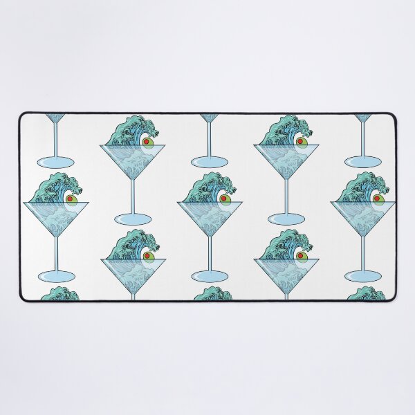 Item preview, The Great Wave Saketini with Olive designed and sold by Hugh Whyte.