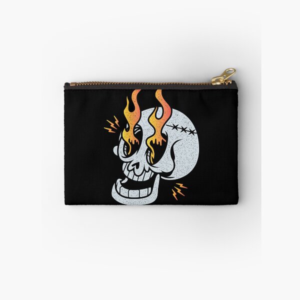 Item preview, Flaming Skull Distressed  designed and sold by MizMartini.