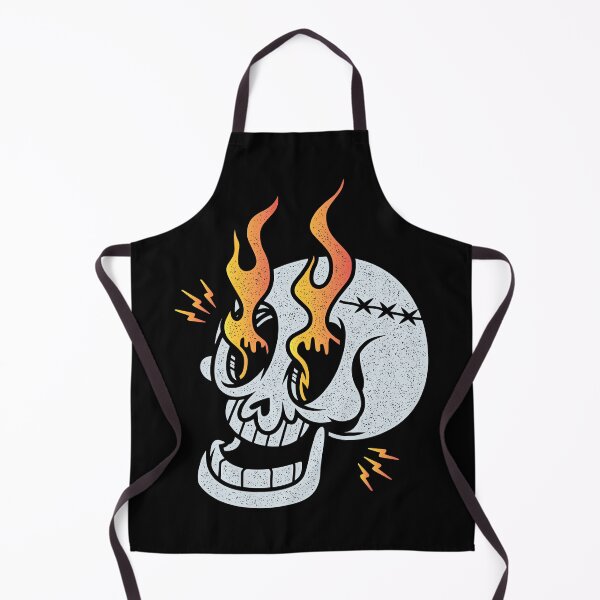 Item preview, Flaming Skull Distressed  designed and sold by MizMartini.