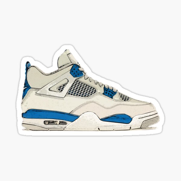 Vista previa del artículo con la obra «Jordan 4 Azul Militar», diseñado y vendido por Millo21.