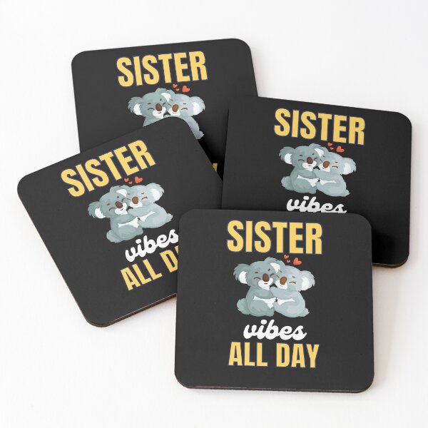 Item preview, Sister Vibes, All Day Kids, Women, Girls, Sisters Day T-Shirt designed and sold by AI-volution.