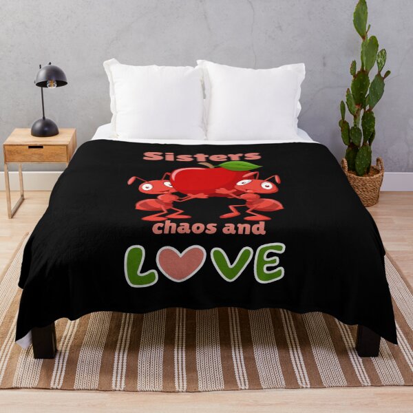 Item preview, "Sisters: Chaos and Love" Kids, Women, Girls, Sisters Day T-Shirt designed and sold by AI-volution.