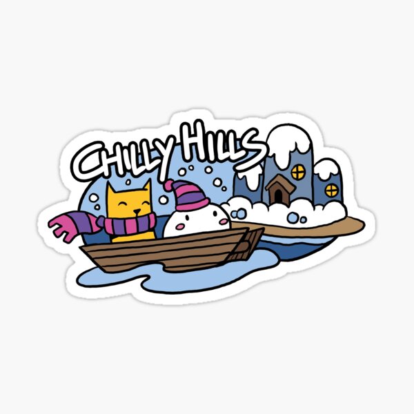 Chilly Hills Sticker