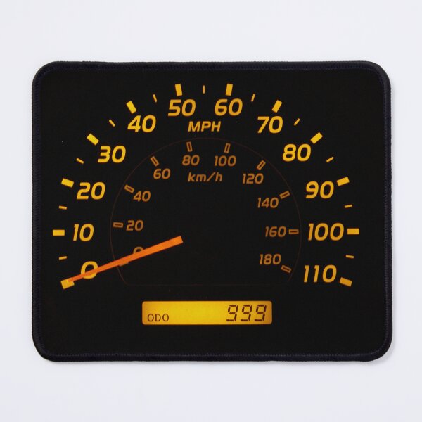 Item preview, Speedometer (analogue) with yellow and orange numbers designed and sold by Creative Endeavors ..