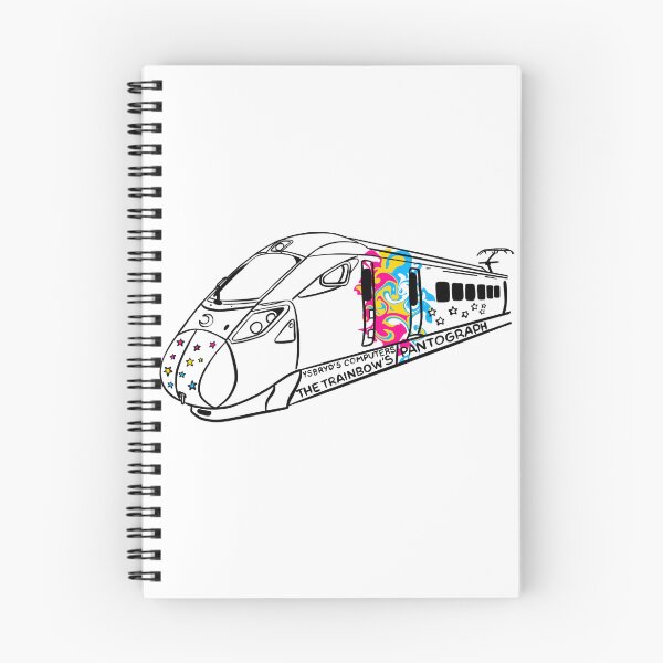Item preview, The Trainbow's Pantograph (Pan Pride flag) designed and sold by YsbrydLuna.
