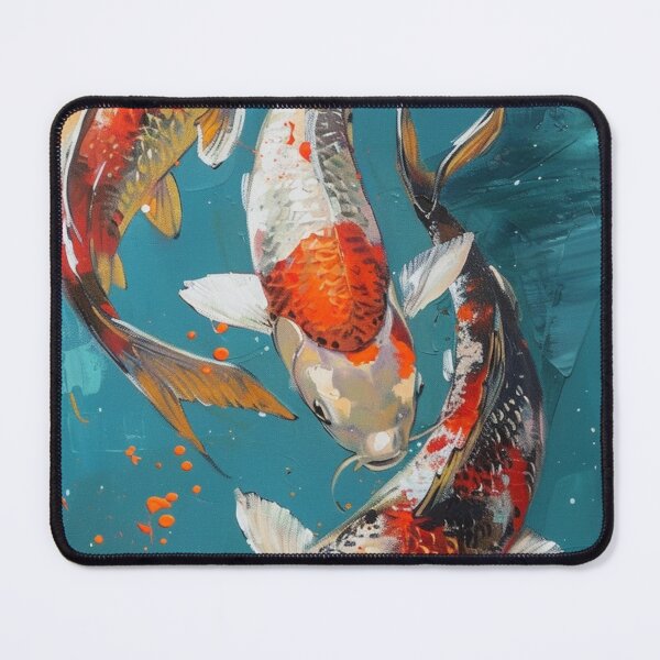 Item preview, Three Koi Fish  designed and sold by UglyMandalas.
