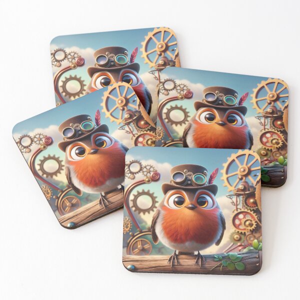 Item preview, Steampunk American Robin designed and sold by Sillytoe.