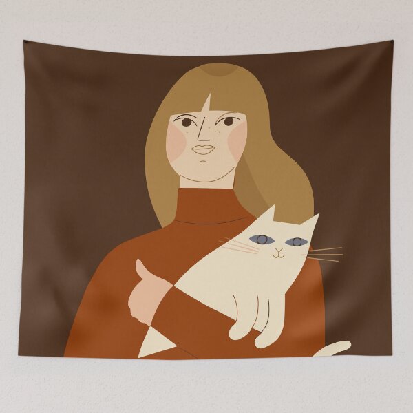 Item preview, Girl and Cat designed and sold by syafamaisa3.