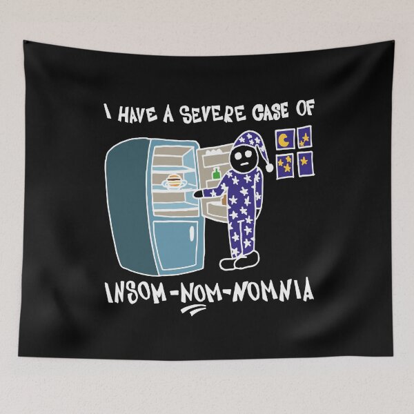 Item preview, I Have A Severe Case Of Insom-Nom-Nomnia (White) designed and sold by Graograman.