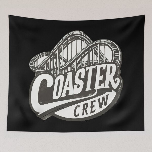 Item preview, Coaster Crew Rollercoaster Vintage designed and sold by TomFrontierArt.