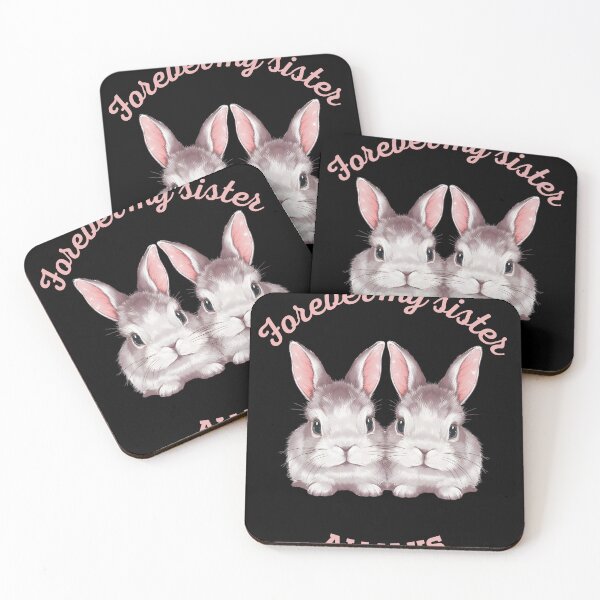 Item preview, Forever My Sister, Always Rabbits Design Kids, Women, Girls, Sisters Day T-Shirt designed and sold by AI-volution.