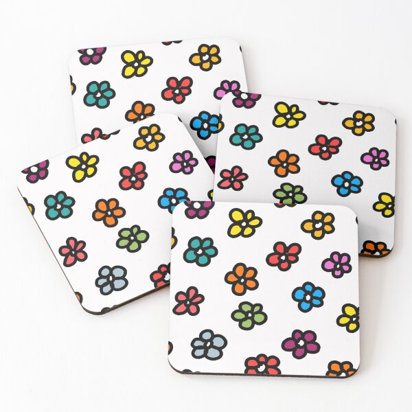 Item preview, Colorful cartoon flowers designed and sold by silent-violin.