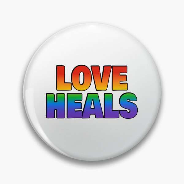 Item preview, LGBTQ pride -  Love heals designed and sold by Inspirationmotivation.