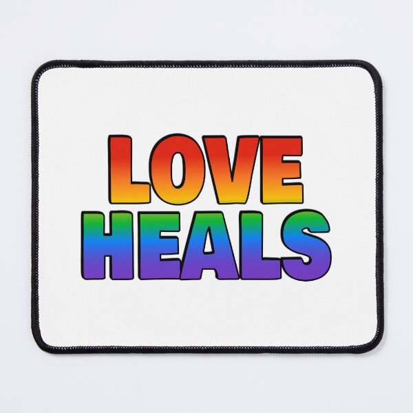 Item preview, LGBTQ pride -  Love heals designed and sold by Inspirationmotivation.