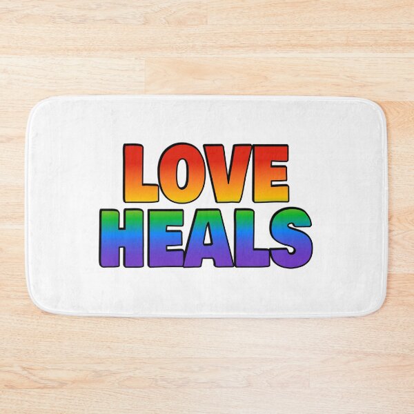 Item preview, LGBTQ pride -  Love heals designed and sold by Inspirationmotivation.
