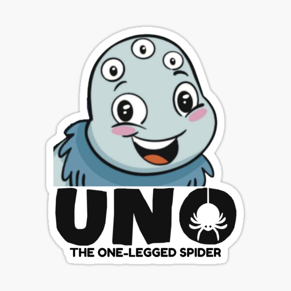 Uno the One-Legged Spider  Sticker