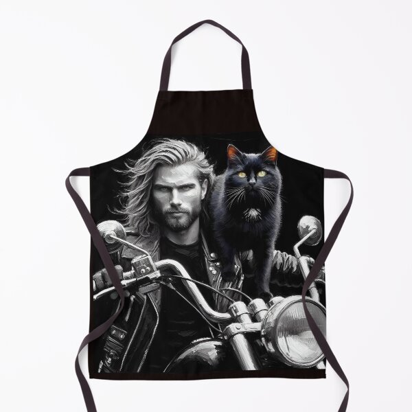 Item preview, Motorcyclist with a Cat designed and sold by Jurand  Creations.