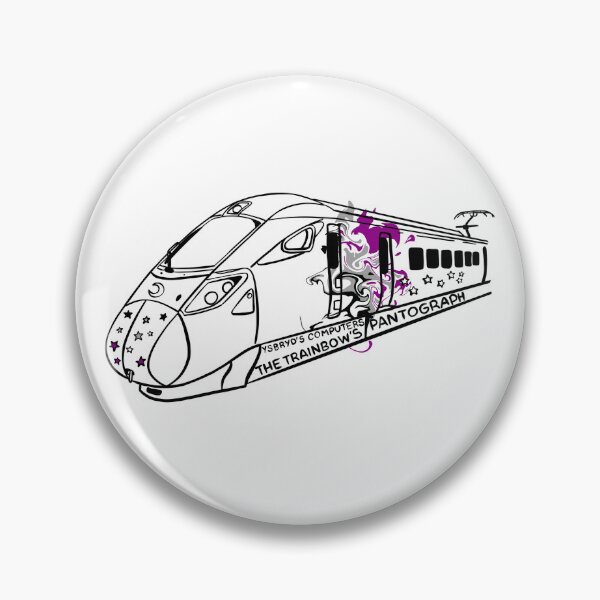 Item preview, The Trainbow's Pantograph (Asexual Pride flag) designed and sold by YsbrydLuna.