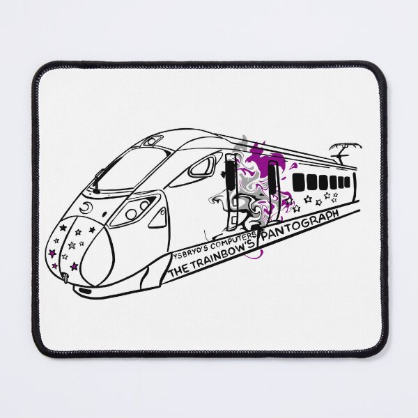 Item preview, The Trainbow's Pantograph (Asexual Pride flag) designed and sold by YsbrydLuna.