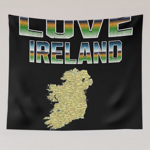 Item preview, Love Ireland With Family Surnames Explore The Magic designed and sold by OliDesigns.