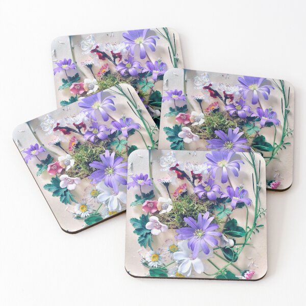 Item preview, Purple, spring flowers designed and sold by Sandra Lack.