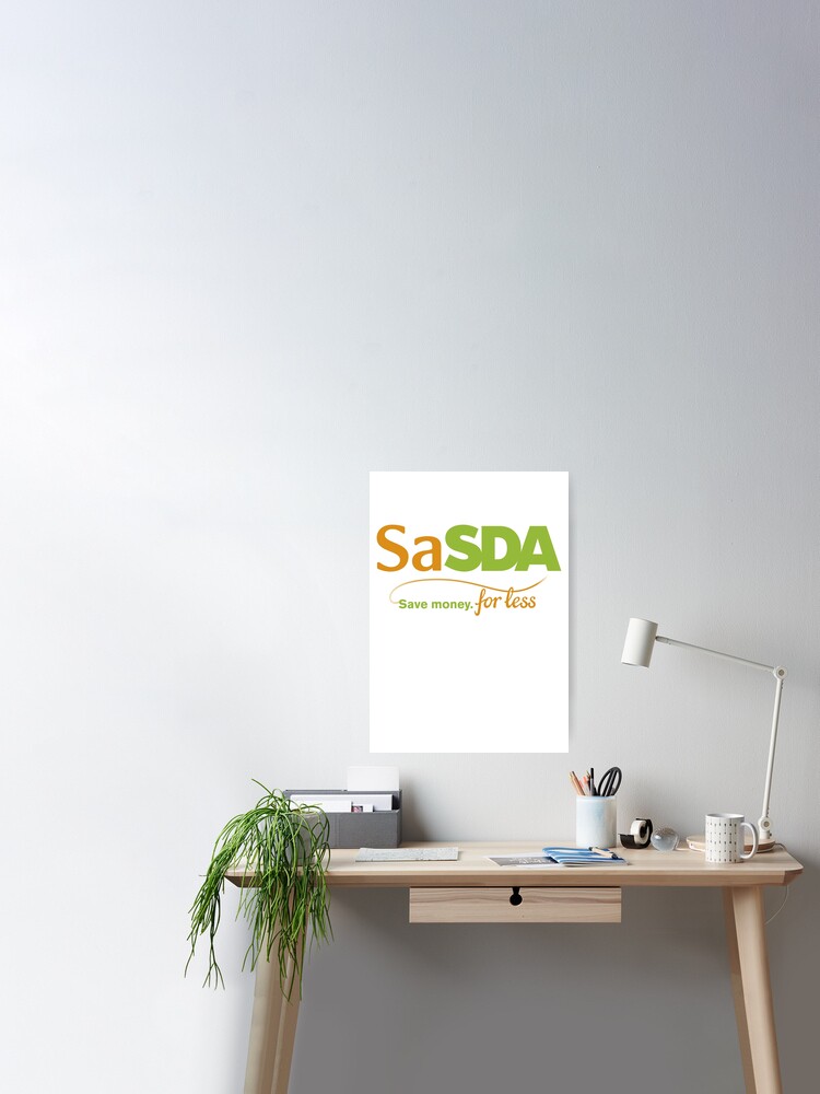 Sasda Asda Sainsbury S Merger Funny New Logo Poster By